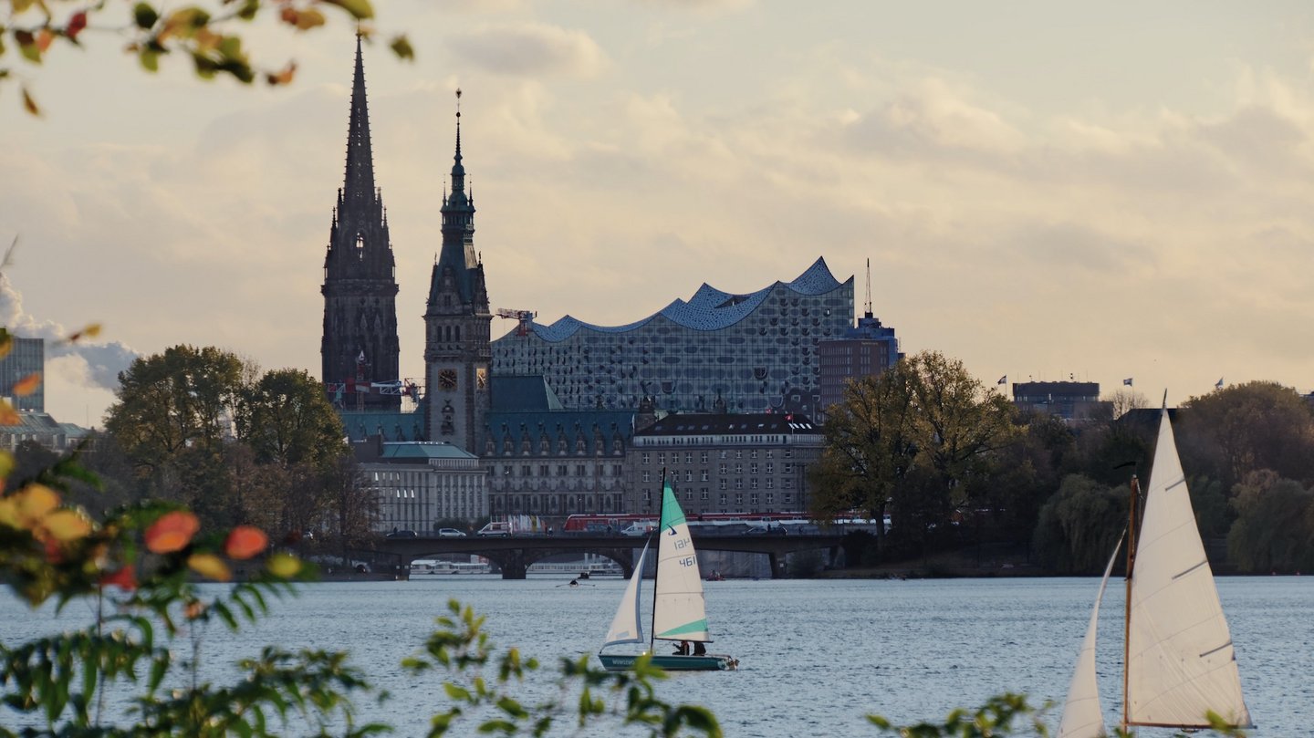 Foto der Elbphilharmonie in Hamburg.