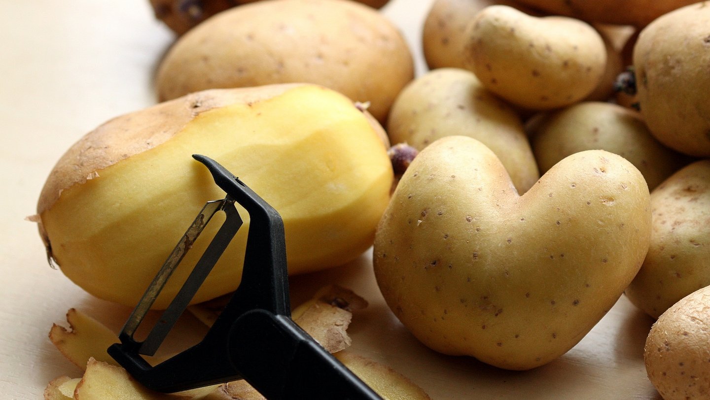 Foto von gelben Kartoffeln.