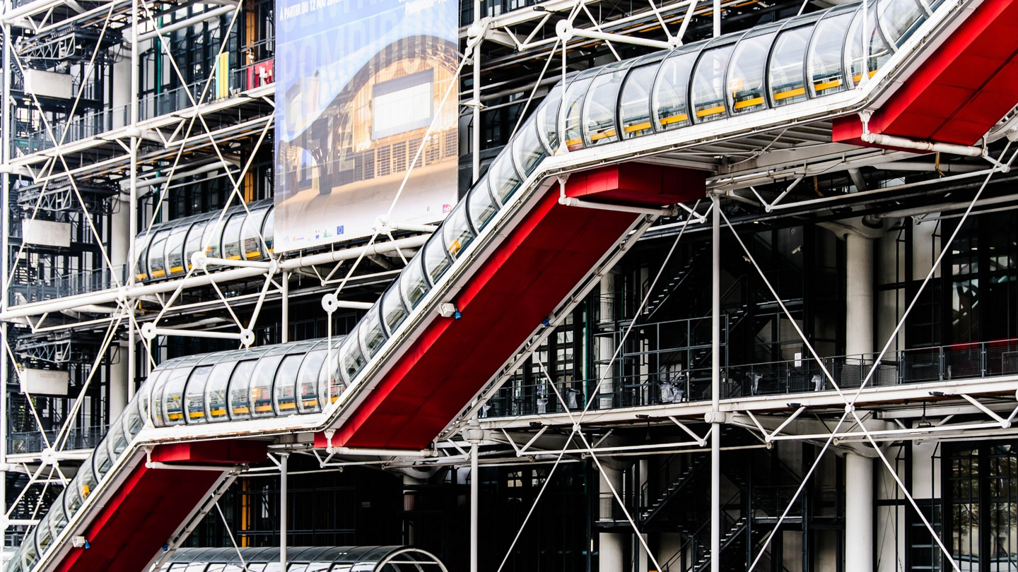 Foto des Centre Pompidou in Paris