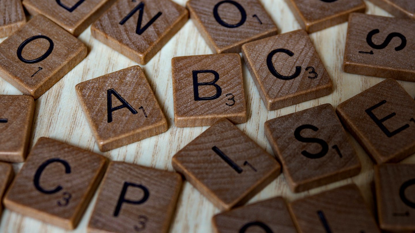 Foto von ABC-Spielblöcken