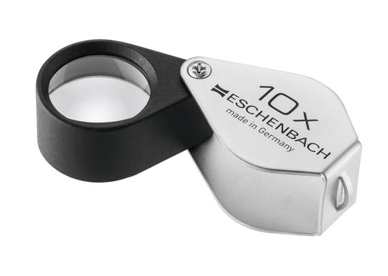 Metal folding magnifiers