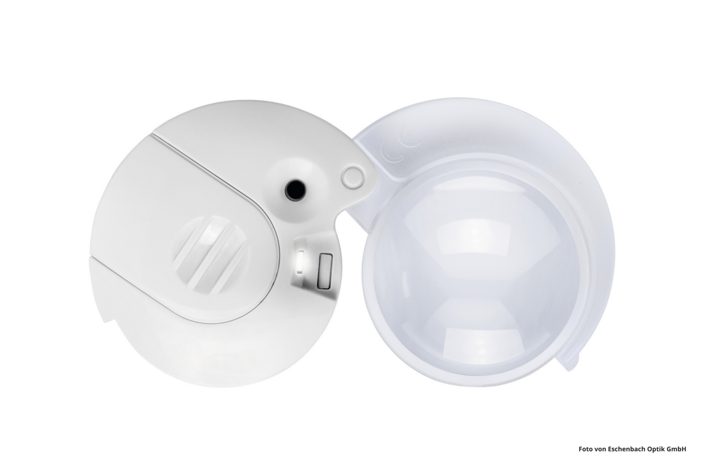 Das Foto zeigt die Handlupe mobilent LED von Eschenbach Optik.